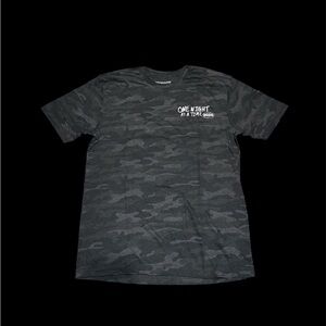 Morgan Wallen MW One Night At A Time 2024 Tour Camouflage Flag Short Sleeve Tee